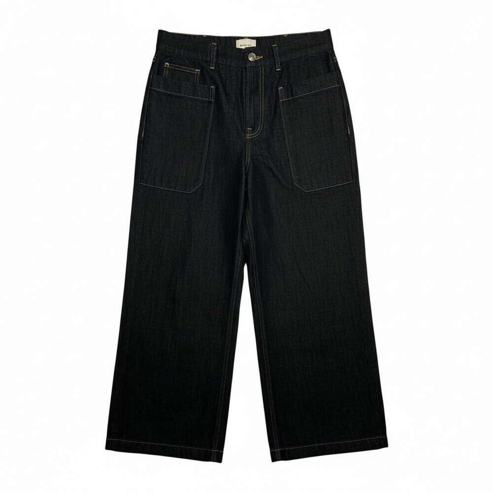 Everlane Women's The Crafter Jean Wide Leg Dark Indigo Denim Size 25R - Picture 10 of 10